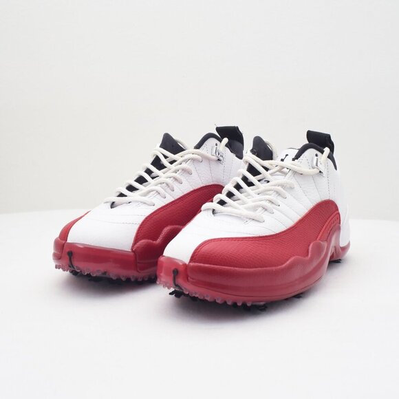 NIKE AIR JORDAN 12 RETRO LOW GOLF Cherry White Red DH4120-161 Mens Size 7 main image 10